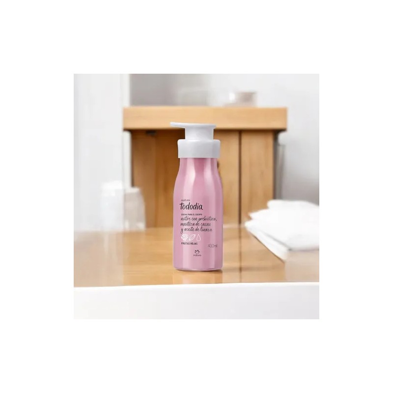 Crema Hidratante Tododia Frutas Rojas Natura 400ml