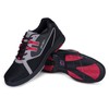 Strikeforce Ignite Black/Grey/Red Interchangeable Performance Men's Bowling Shoe Right Hand
