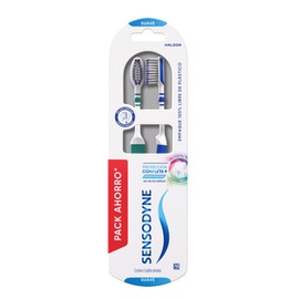 Sensodyne Cepillo de Dientes para Dientes Sensibles Protección Completa, Suave, 2 Unidade