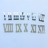 NUO RUI 12 Pcs Roman Mirrored Acrylic Numerals for a