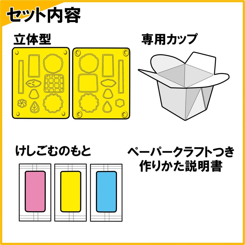 Kutsuwa HATS Craft Kit - Create an Eraser