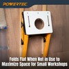 POWERTEC Folding Router Table Stand – Adjustable Height Workstation Base