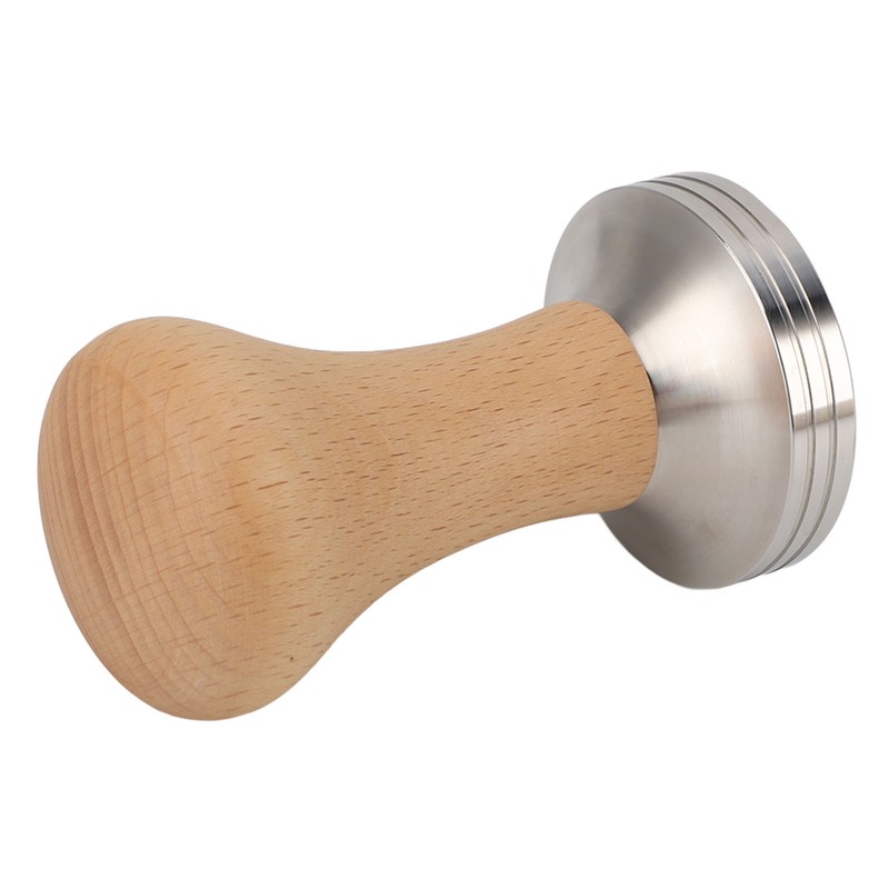 Coffee Tamper with Wooden Handle Easy To Operate Outstanding Extraction