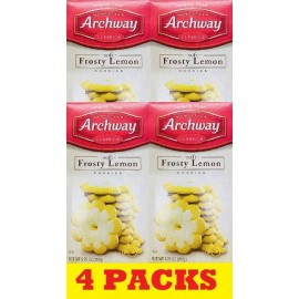 Archway 4x Archway Homestyle Classics Soft Frosty Lemon Cookies 9.25 Oz - 4 BOXES BULK