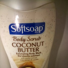 Softsoap Coconut Butter Body Scrub Exfoliating Body Wash Coconut Oil 15fl Oz