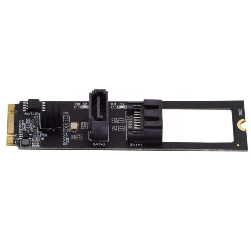 NFHK NGFF Key B+M PCI Express to SATA 3.0 6Gbps