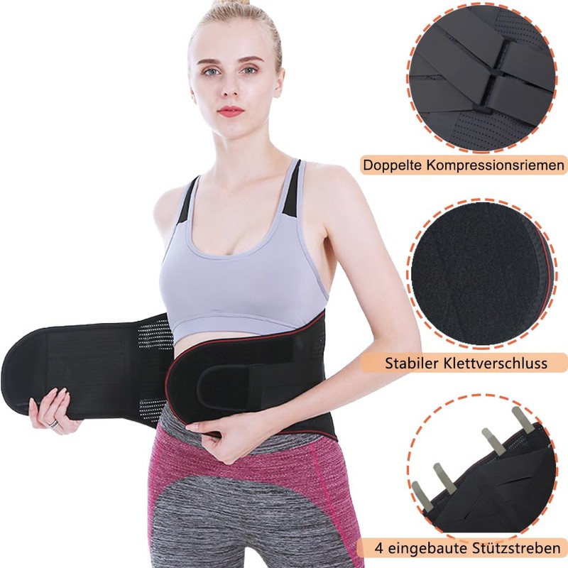 Back Brace, Lumbar Support, Back Strap for Men and Women,