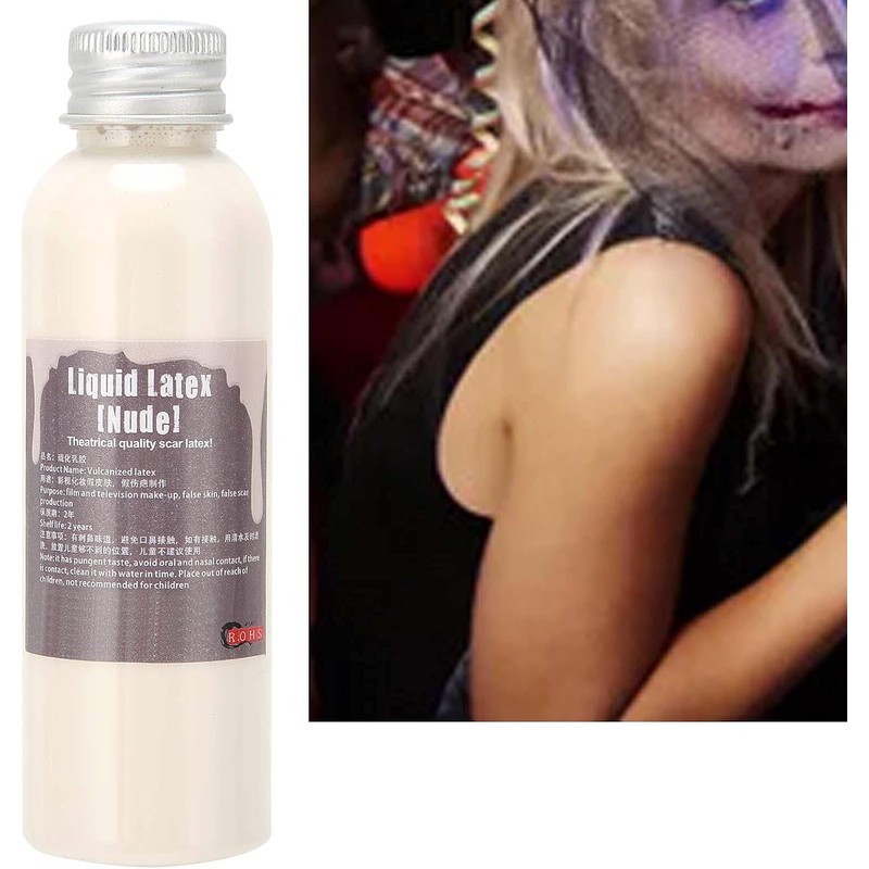 Maquillaje Látex, Fiesta de Halloween Maquillaje Látex Cicatriz Falsa Prótesis