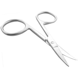 ToolUSA Stainless Cuticle Scissors 3 ½" Long With 3/4" Curved Blades: SC-45352-Z02 : (Pack of 2 Pcs)