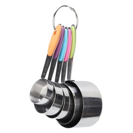 5pcs Stainless Steel Thermal Insulation Measuring Scale Cups Set Kitchen Cooking Baking Tool5pcs
