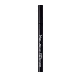 Neutrogena Precision Liquid Eyeliner with Honey & Coconut, Hypoallergenic, Smudge- & Water-Resistant Eyeliner Makeup for Precise Application, Jet Black, 0.013 fl. oz