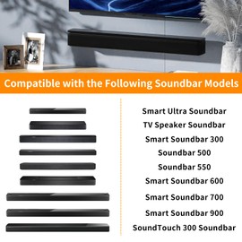 Soporte de pared Soundbar para Bose WB-300 SoundTouch 300 SoundBar 300/500/550/600/700/900/950 Smart Ultra Soundbar, soporte de barra de sonido para Bose Soundbar soporte de montaje debajo de la TV