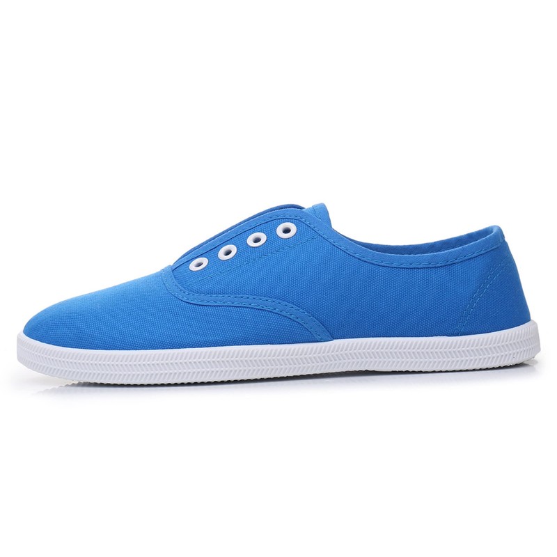 VenusCelia Blaze - Tenis de lona sin cordones para mujer,