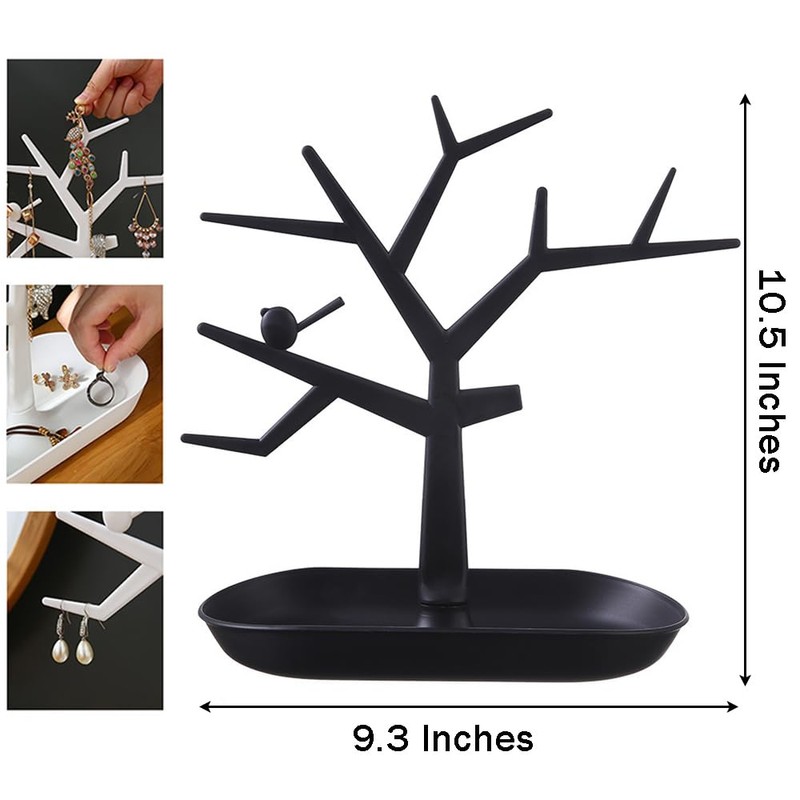 OULIGET Tabletop Key Holder Stand Tree Key Rack,Stand Jewelry Display