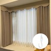 50 Pairs of Curtain Track Roller Hooks – Plastic Curtain