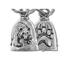 Bear totem Motorcycle Biker spirit guardian bell