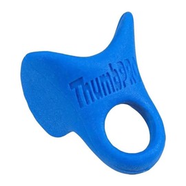 ThumbPRO Baseball Thumb Guard - Batting Aid & Grip Enhancer - Reduces Sting, Improves Swing - for Baseball & Softball - All Levels, Left/Right Hand - 3 Sizes:_Royal Blue_Large