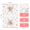Artoid Mode Pink Bunny Rabbit Ears Floral Leaves Easter Kitchen