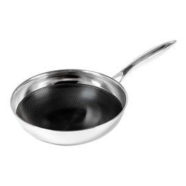 Black Cube Hybrid Stainless/Nonstick Cookware Chef's Pan, 9.5-Inch