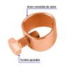 Volteck CVT, Conector para varilla a tierra, tornillo ajustable