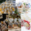 WIKDAY Cellophane Treat Bags with Ties 6x10 Inches 200 PCS
