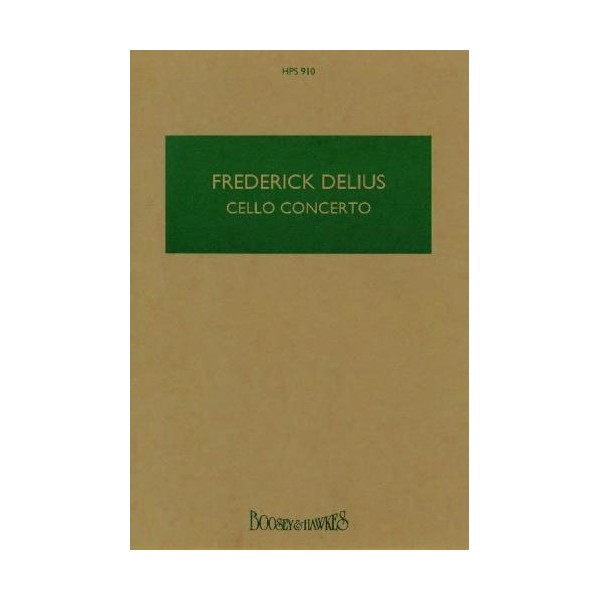 Cello Concerto - Hawkes Pocket Scores HPS 910 - cello