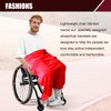 JEFBFBWE Lightweight Wheelchair Blanket,Warm Fleece Blanket,with Pockets,Outdoor Wheelchair Warm Blanket,Lower