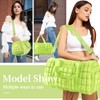 Quilted Travel Duffle Bag Gym Bag for Women,Large Puffer Duffle
