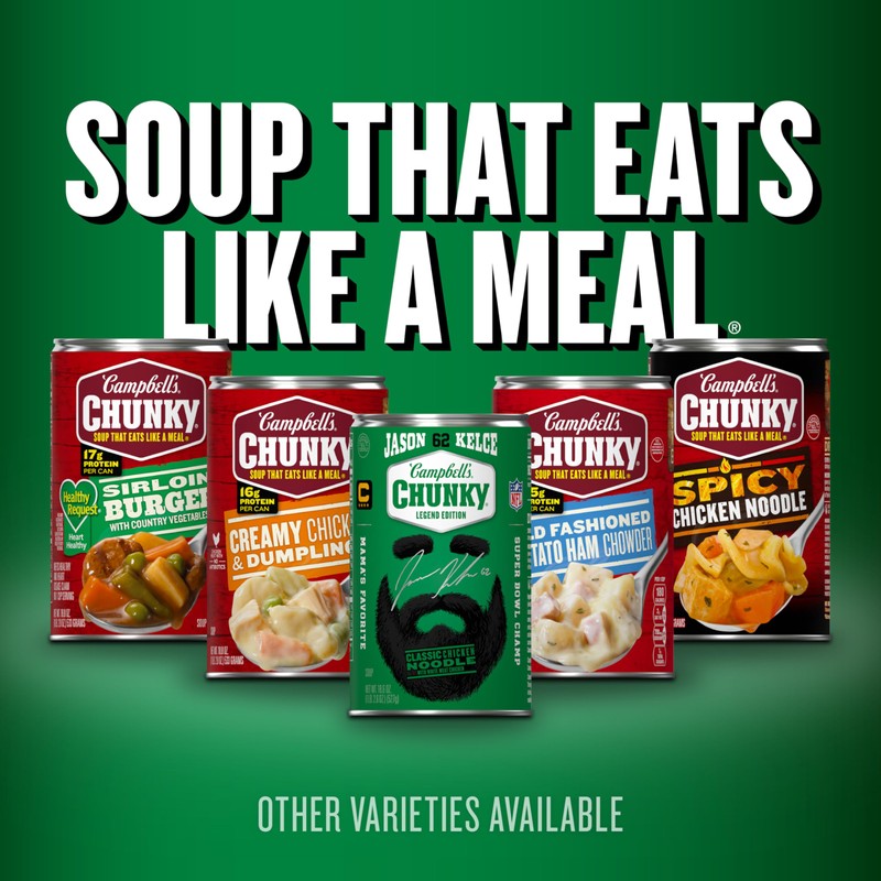Campbell’s Chunky Soup, Classic Chicken Noodle Soup – Kelce Legend