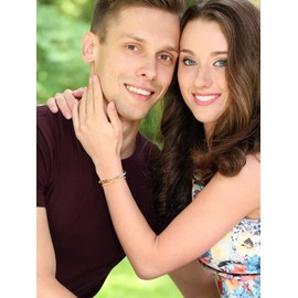 GEHECRST Jewellery 7 Chakra Bracelet Wrap Bracelet Healing Stones Bracelet Real Stones Bracelets Layered Yoga Bracelet Energy Therapy Good Luck for Women and Girls, Gemstone, 7 chakra stones