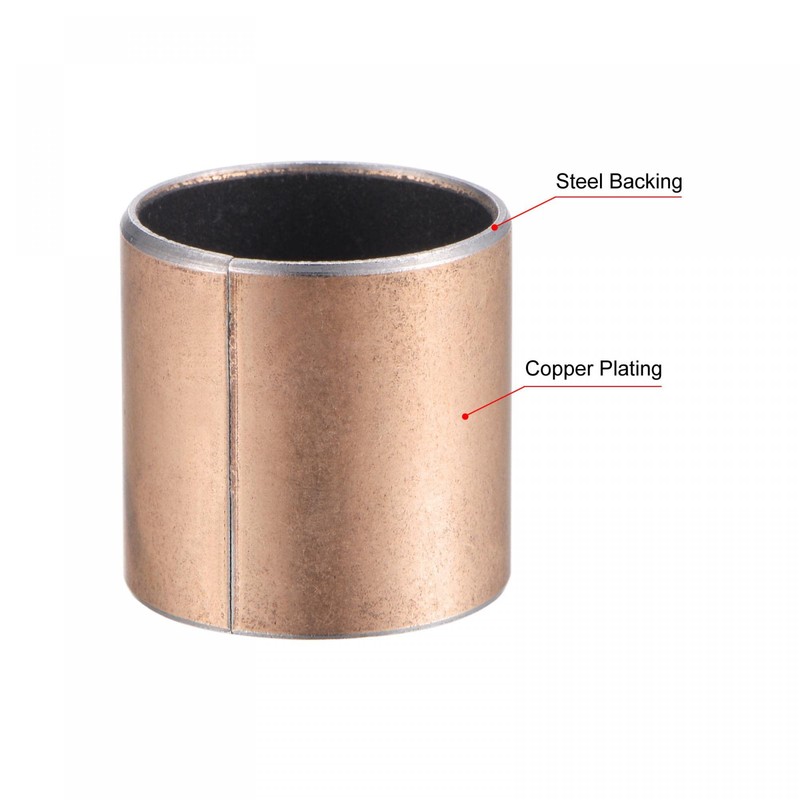 sourcing map Sleeve Bearing 18mm Bore 20mm OD 20mm Length
