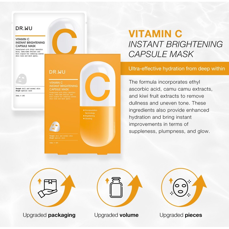 DR.WU Brightening VitC Capsule Mask