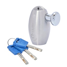 Magmaus® MBL02 [Never-Rust] Disc Brake Lock - [High Security] [304 Stainless Steel] - Weatherproof - Reminder Cable - Suitable for Motorcycles, Mopeds, Bikes