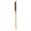 Pizza Oven Brush with Scraper Detachable Wooden Handle Coconut Fiber