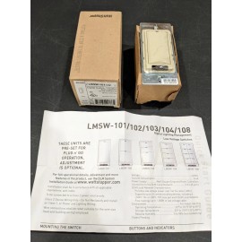 WattStopper Legrand WattStopper LMSW-101-I-U, Digital Switch With RJ45 DLM Connection, Ivory