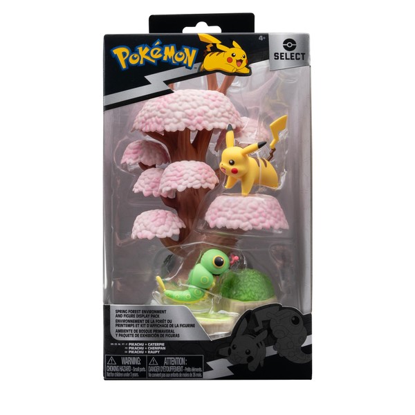 Pokémon PKW3207-15cm Select Set - Blossom Tree with Pikachu and