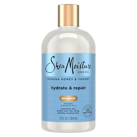Shea Moisture Champú Hidratar y Reparar Cabello Dañado con Miel de Manuka y Manteca de Karité 13 oz