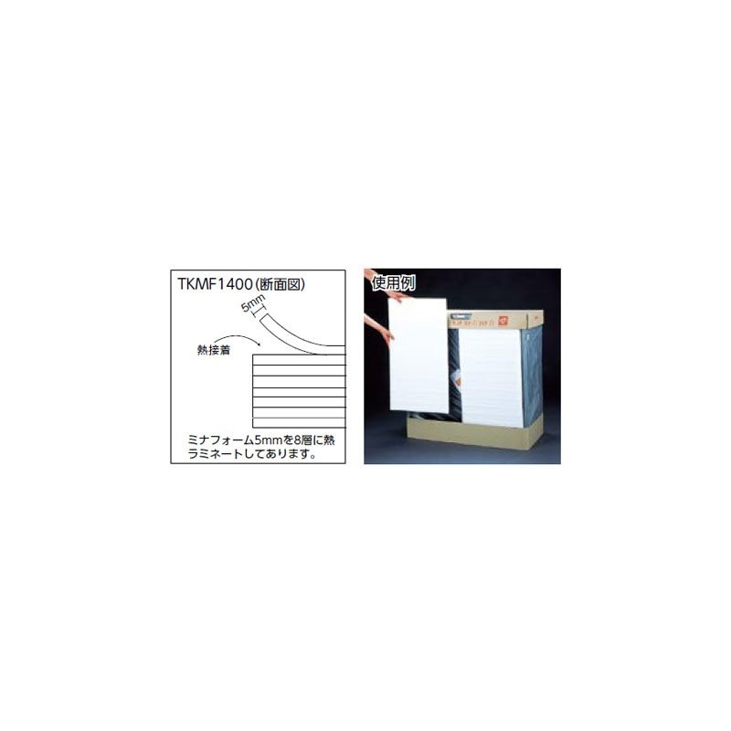TRUSCO TKMF1150 Laminated Cushioning Material 0.6 x 39.4 x 0.8