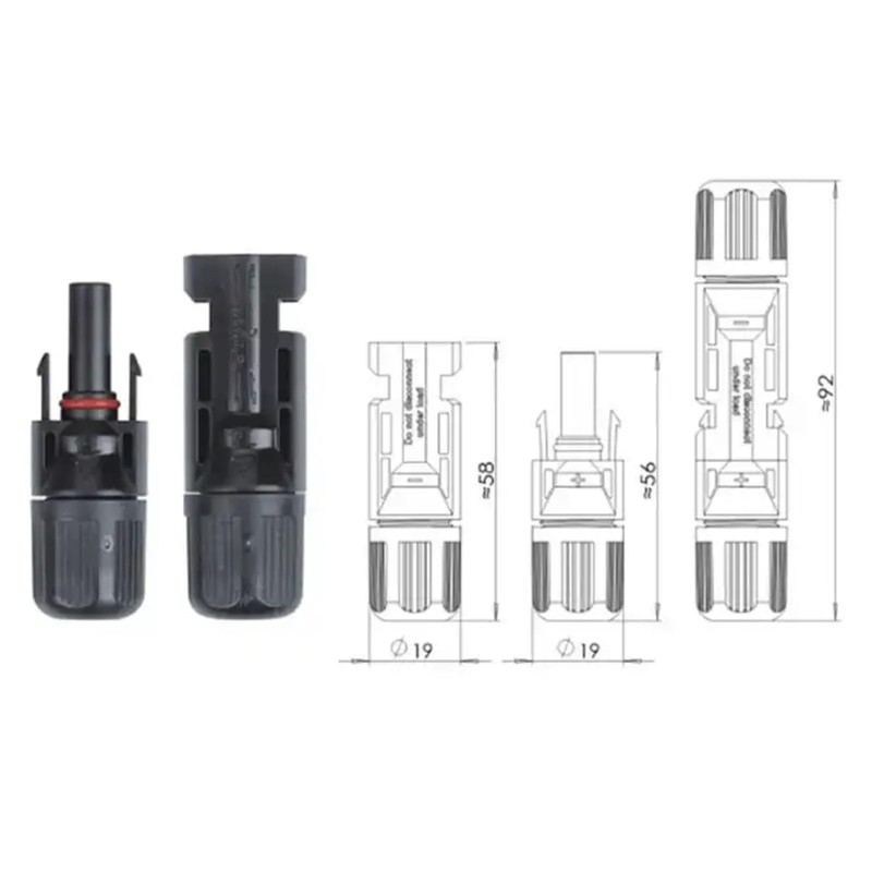 UC-Express PV plug/socket - photovoltaic plug - suitable for solar