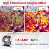 CTLAMP A+ Quality NP38LP Compatible Projector Lamp Bulb with Housing