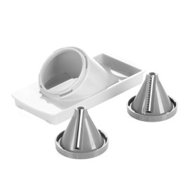 Genius Nicer Dicer Julietti (3 Pieces) Vegetable Spaghetti Julienne Spirals – Perfect for Your Nicer Dicer Plus – Delicious, Decorative Foods Conjure Up White / Grey
