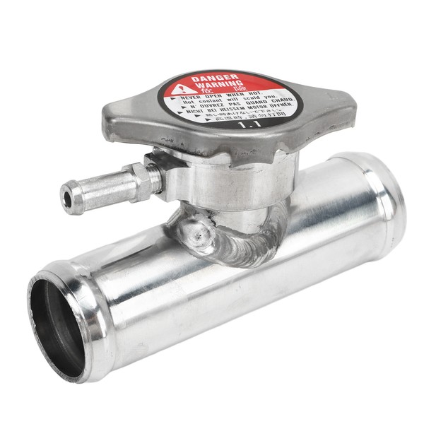 Inline Radiator Hose Filler Neck With 16PSI Cap 32mm 1‑1/4in