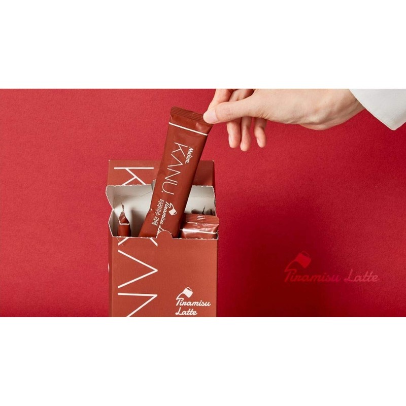 Maxim KANU Tiramisu Latte 48 Sticks (Pack of 2)