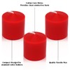 9-Pack 1.25-Inch Red Votive Candles, Unscented Small Tealight Candle for