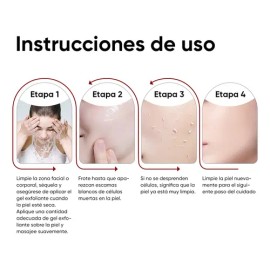 Gel Exfoliante Facial QUARXERY noche para todo tipo de piel de 50g 12 años- pack x 2 unidades                                                         