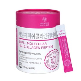 Hureum 휴럼 저분자피쉬콜라겐펩타이드 120g(2gx60포) Hyrom Low Molecular Fish Collagen Peptide 120g (60 sachets of 2g)
