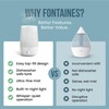 Fontaines Luxury Top-Fill Cool Mist Humidifier - 360° Ultra-Fine Spray,