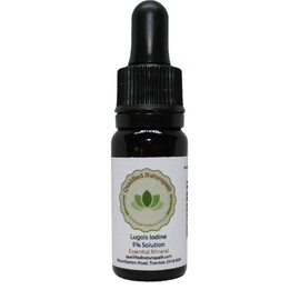 Lugols Iodine Solution 5% - 10ml - with Glass Pipette