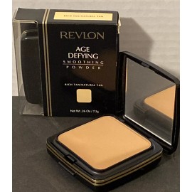 Revlon Age Defying Smoothing Powder RICH TAN / NATURAL TAN .26 Oz/7.3g NEW.