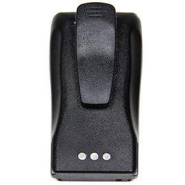 MaximalPower 2 Way Radio Battery Li-ion 1800mAh 7.4V for Motorola CP200, NNTN4851, Flat Fack with Belt Clip